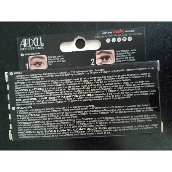 #113 Ardell Eyelashes Professional Magnetic Tapered Tips 1 Pair - Picture 5 of 5